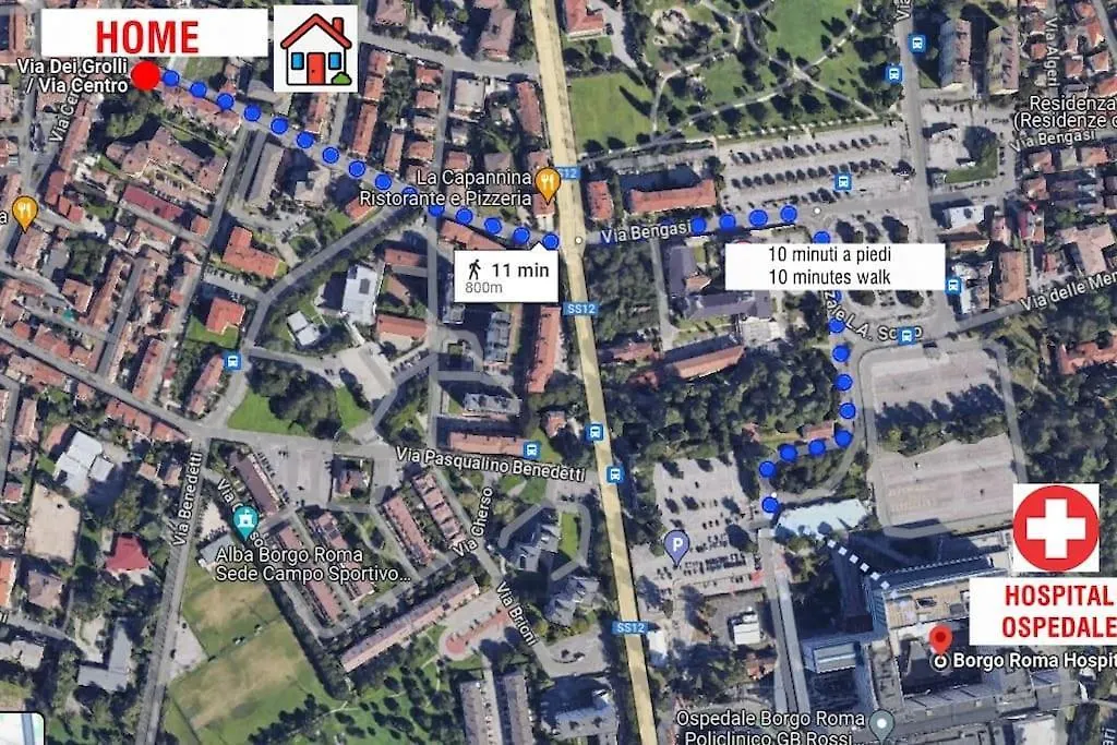 Apartment Ferienwohnung Casa Romeo Vinitaly - Free Parking - Wifi Verona Italien